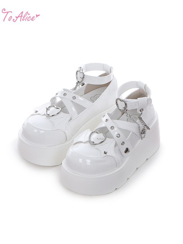 ToAlice】Z246小悪魔厚底パンプス - To Alice