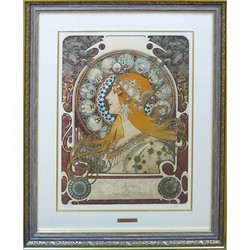 名画復刻 複製版画～STUDIO ART WALK USA～］アルフォンス・ミュシャ