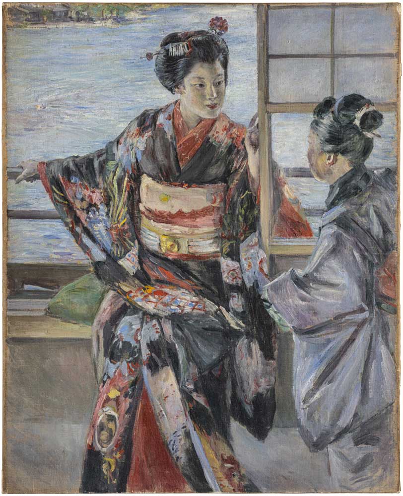 舞妓 | 黒田記念館 黒田清輝油彩画 光学調査