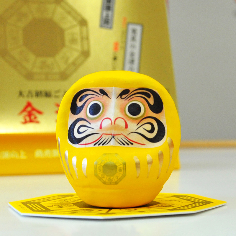 金運だるまさん（豆6cm：台座つき）｜株式会社トーダン