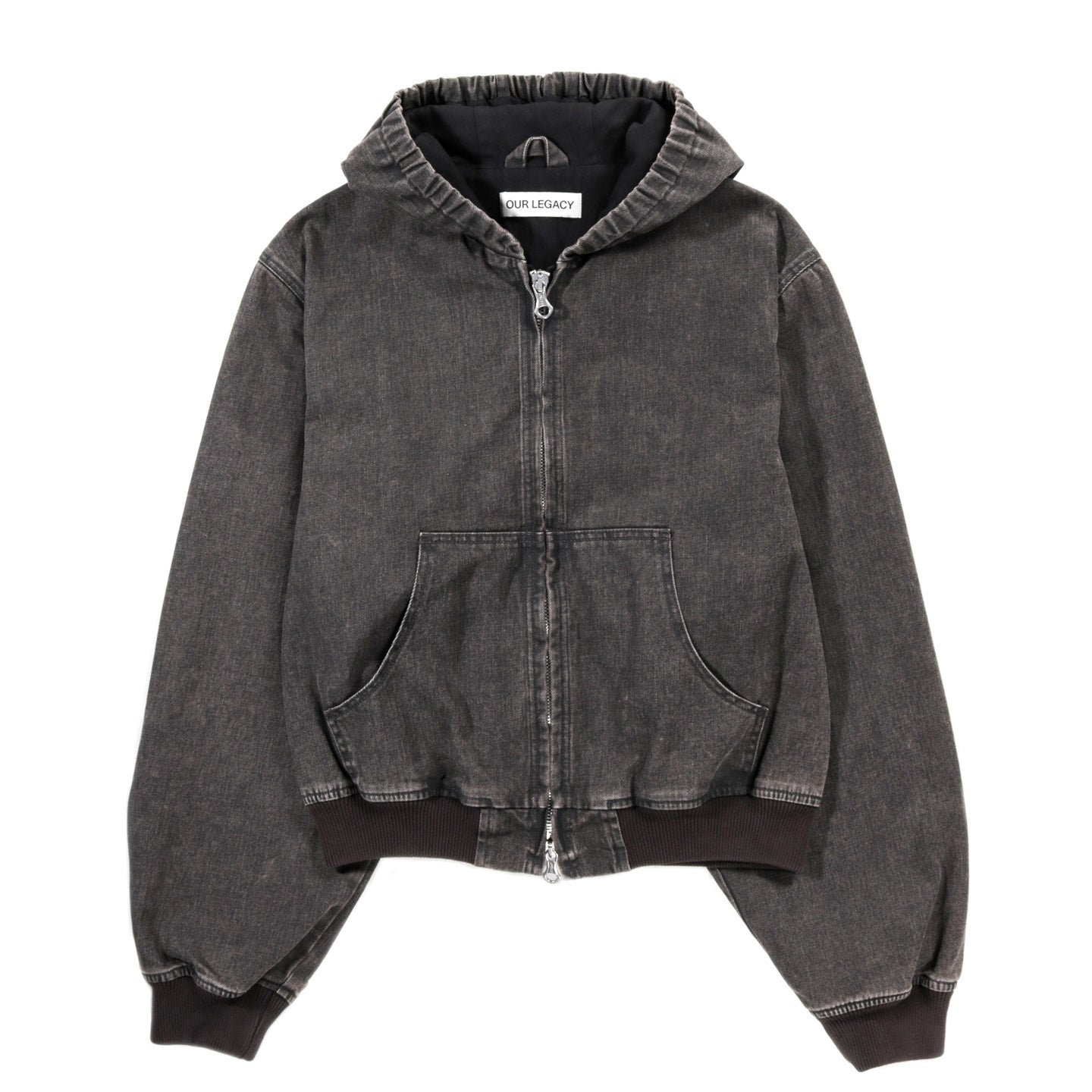 OUR LEGACY BANK JACKET BLACK COATED WASH | TODAY CLOTHING