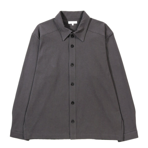 NEEDLES S/S ITALIAN COLLAR SHIRT MULTI STRIPE JACQUARD BLACK