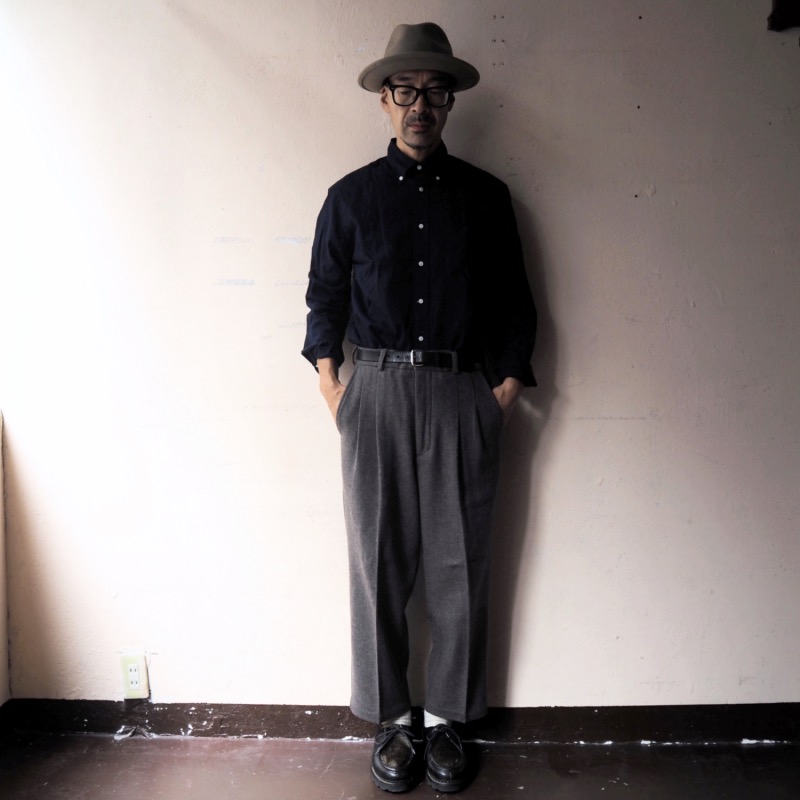 GITMAN VINTAGE ギットマンヴィンテージ 後染オックスフォードBDシャツ