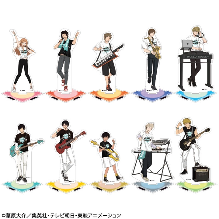 アクリルスタンド(バンド第2弾)| ワールドトリガー | 東映アニメーション
