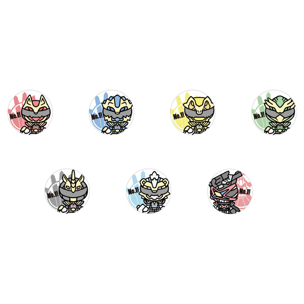 ミニキャラ ミニ缶バッジ7個セット【ナンバーワン戦隊ゴジュウジャー