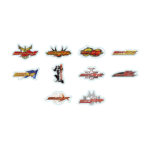 平成仮面ライダー トレーディングロゴステッカーコレクション vol.1(全
