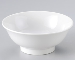 中華白6.8ラーメンどんぶり(ラーメン反高台丼：大サイズ)|食器通販の陶磁庵