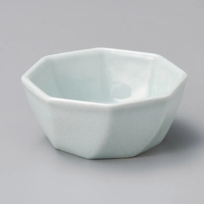 ブルー八角小皿(和風豆皿)|食器通販の陶磁庵