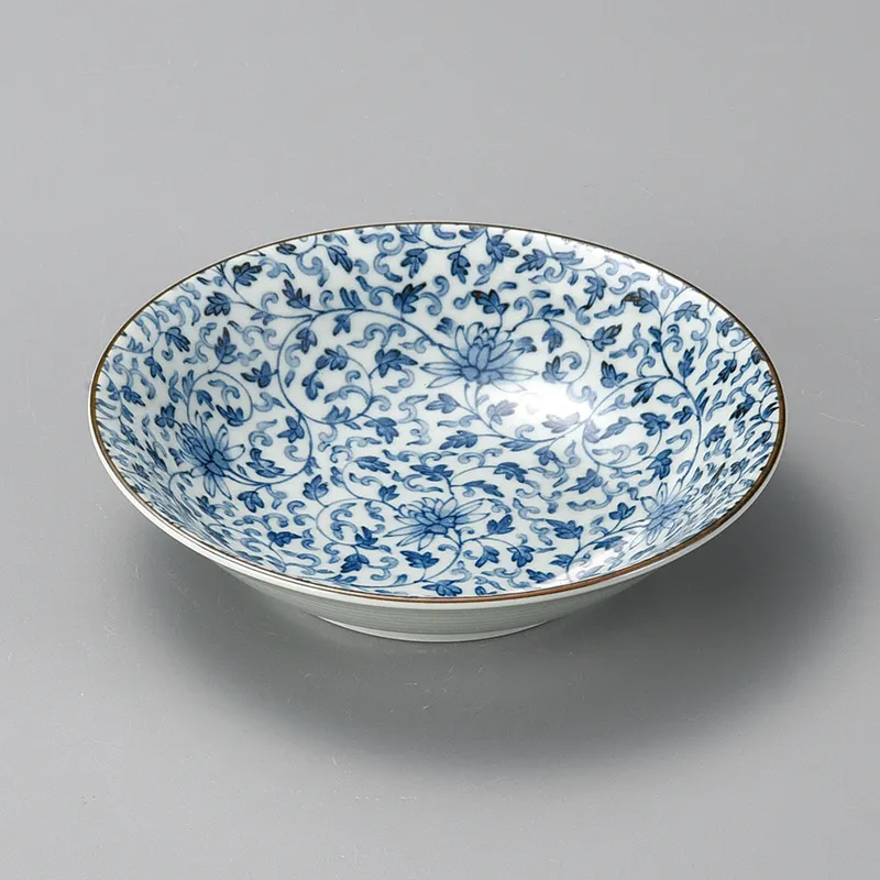 古伊万里唐草7.0深皿(和風ボール(大サイズ))|食器通販の陶磁庵
