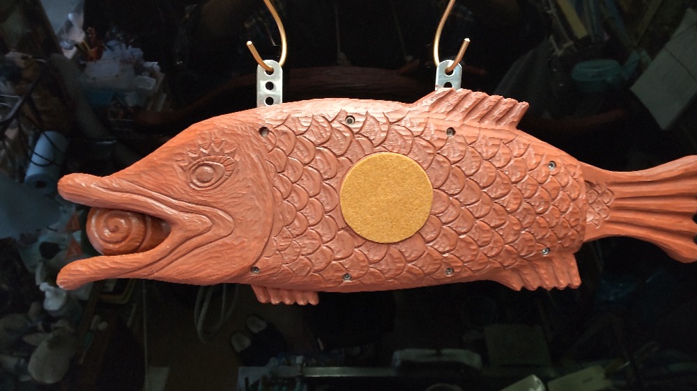 お客様のDIY作品「魚板（メープル一枚板）」 | 信州・黒姫のとっこや