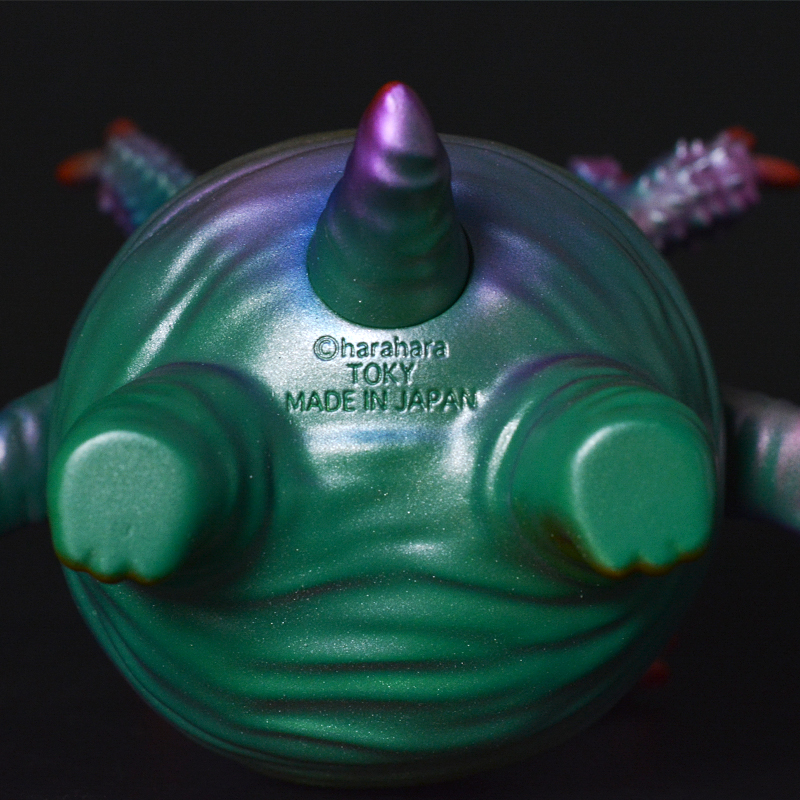 ソフビ製グラキリスちゃん (Green × Poison purple) | 多肉植物・特別