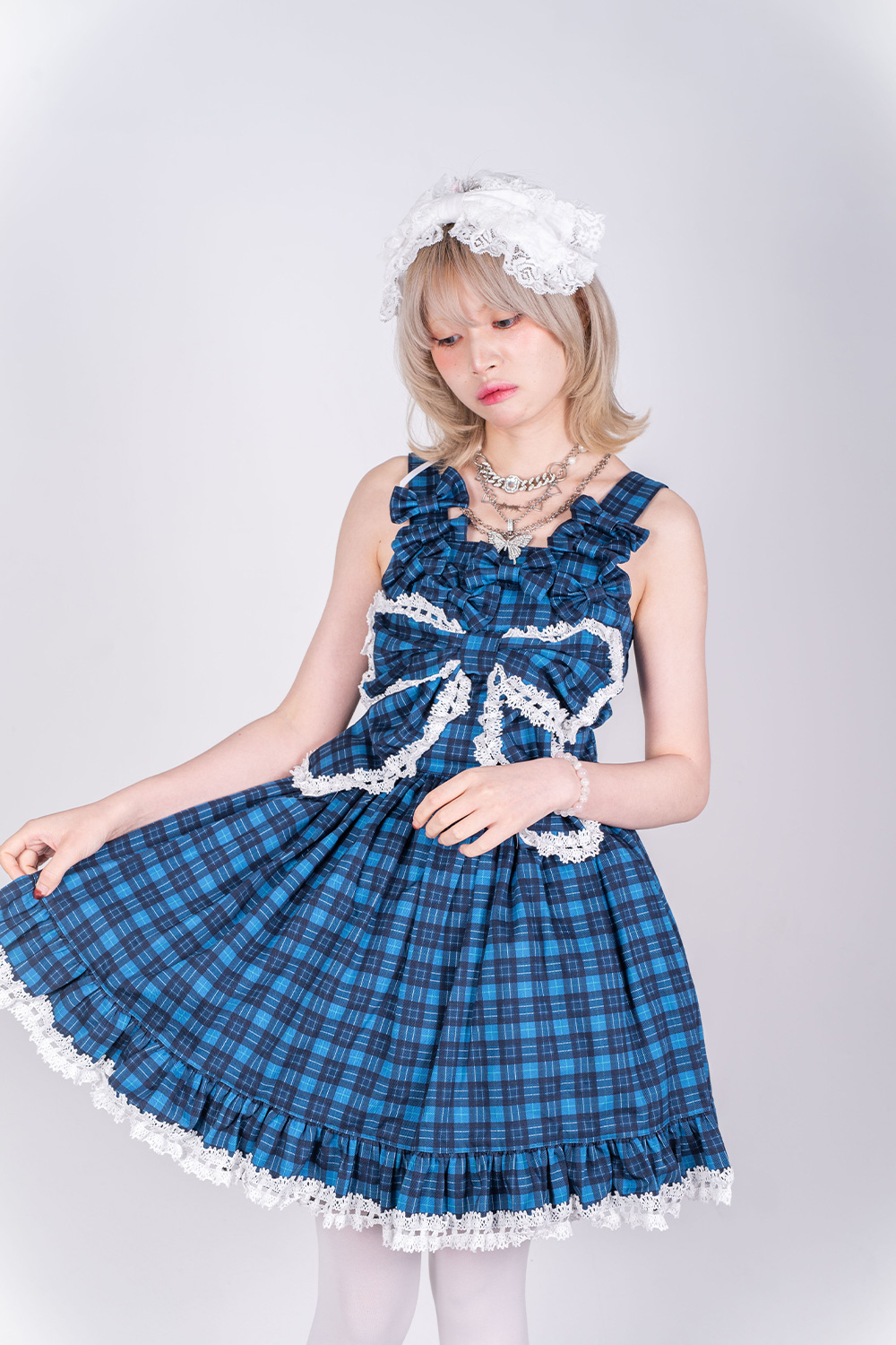 Tartan check Lolita 【青】｜東京ロリィタ-TOKYO LOLITA｜ロリータ服