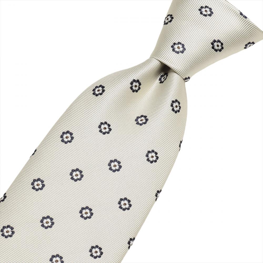 ネクタイ 日本製 絹100% 西陣織 ビジネス フォーマル(950 ベージュ