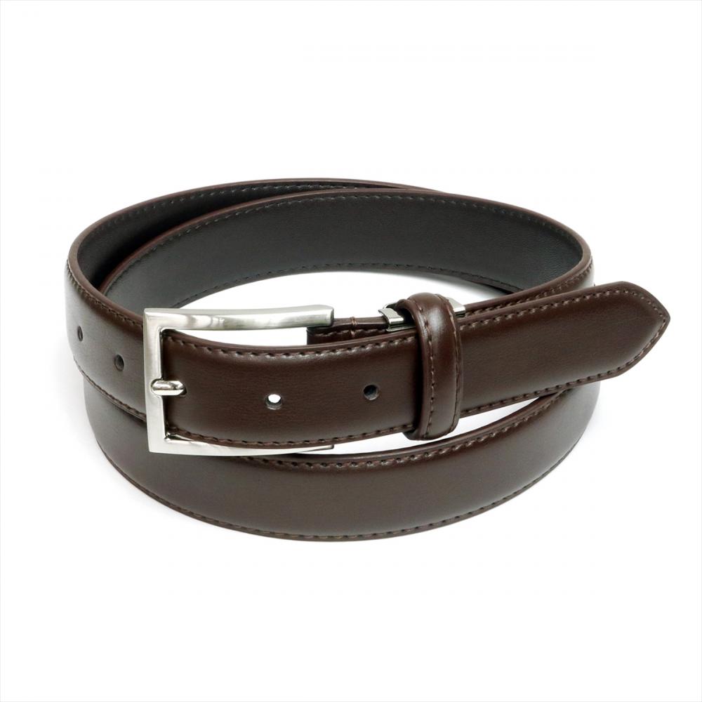 ベルト ストレッチ ピンバックル式 サイズ調節可能 ブラウン 110cm