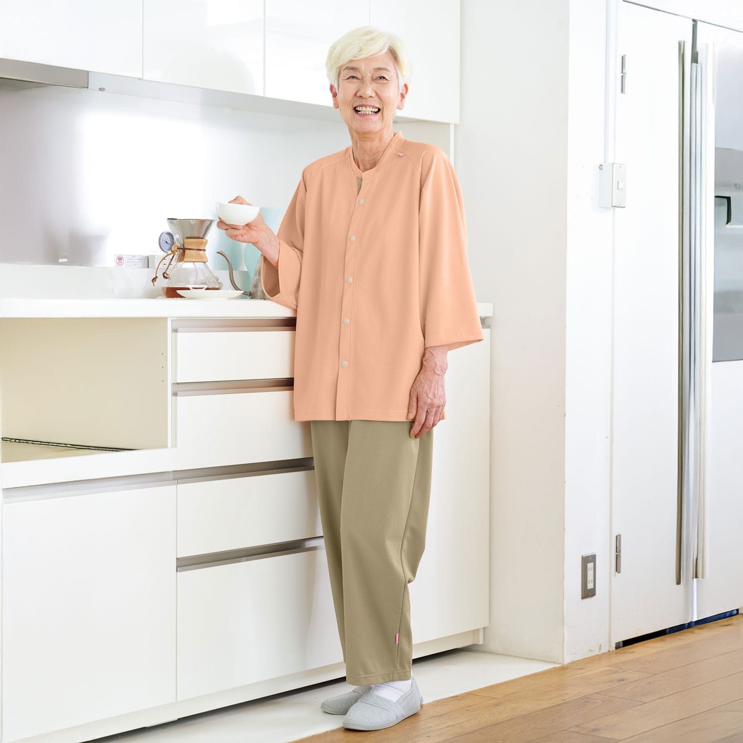 品番： CV505 】 男女兼用 ストレートパンツ リハビリ 入院患者向け 夏