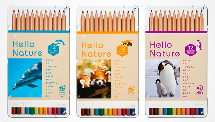 ハローネイチャー 色鉛筆 | 株式会社トンボ鉛筆