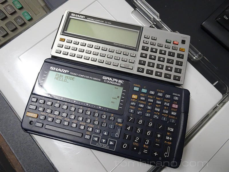 Sharp ポケコン PC-G850VS 見つけました | トム平野スタイル