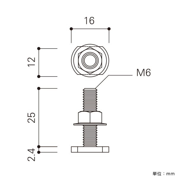 SFボルト25 ｜ 商品紹介 ｜ 株式会社友屋