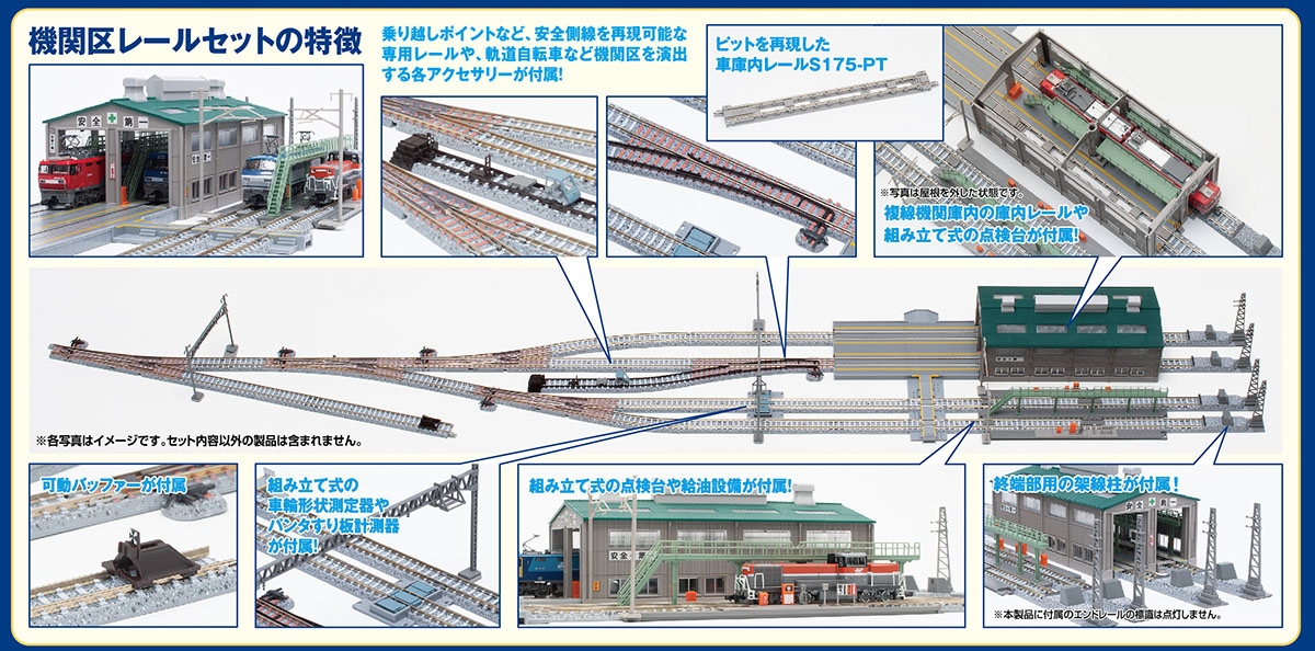 機関区レールセット｜製品情報｜製品検索｜鉄道模型 トミックス 公式