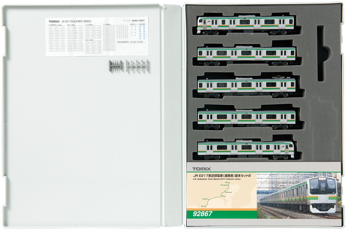 JR E217系近郊電車（湘南色）基本セットB｜製品情報｜製品検索｜鉄道