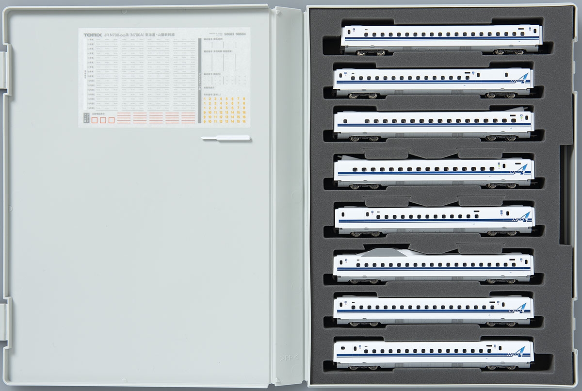 JR N700-4000系(N700A)東海道・山陽新幹線増結セット ｜製品情報｜製品