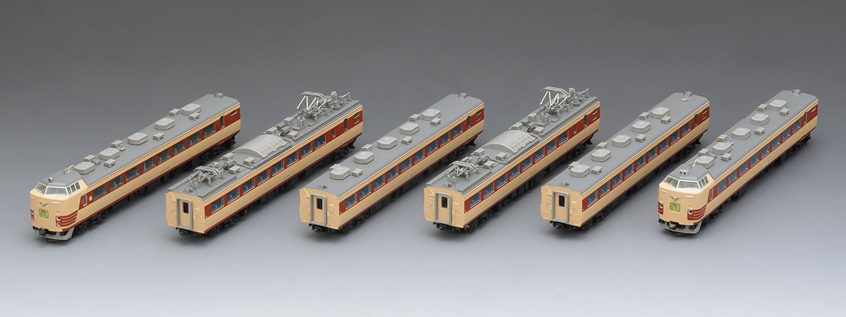 JR 485系特急電車(新潟車両センター・T18編成)セット ｜製品情報｜製品