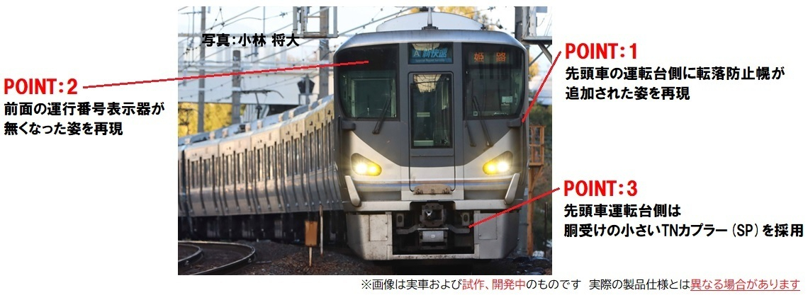 JR 225-0系近郊電車（転落防止幌付・8両編成）セット｜製品情報｜製品