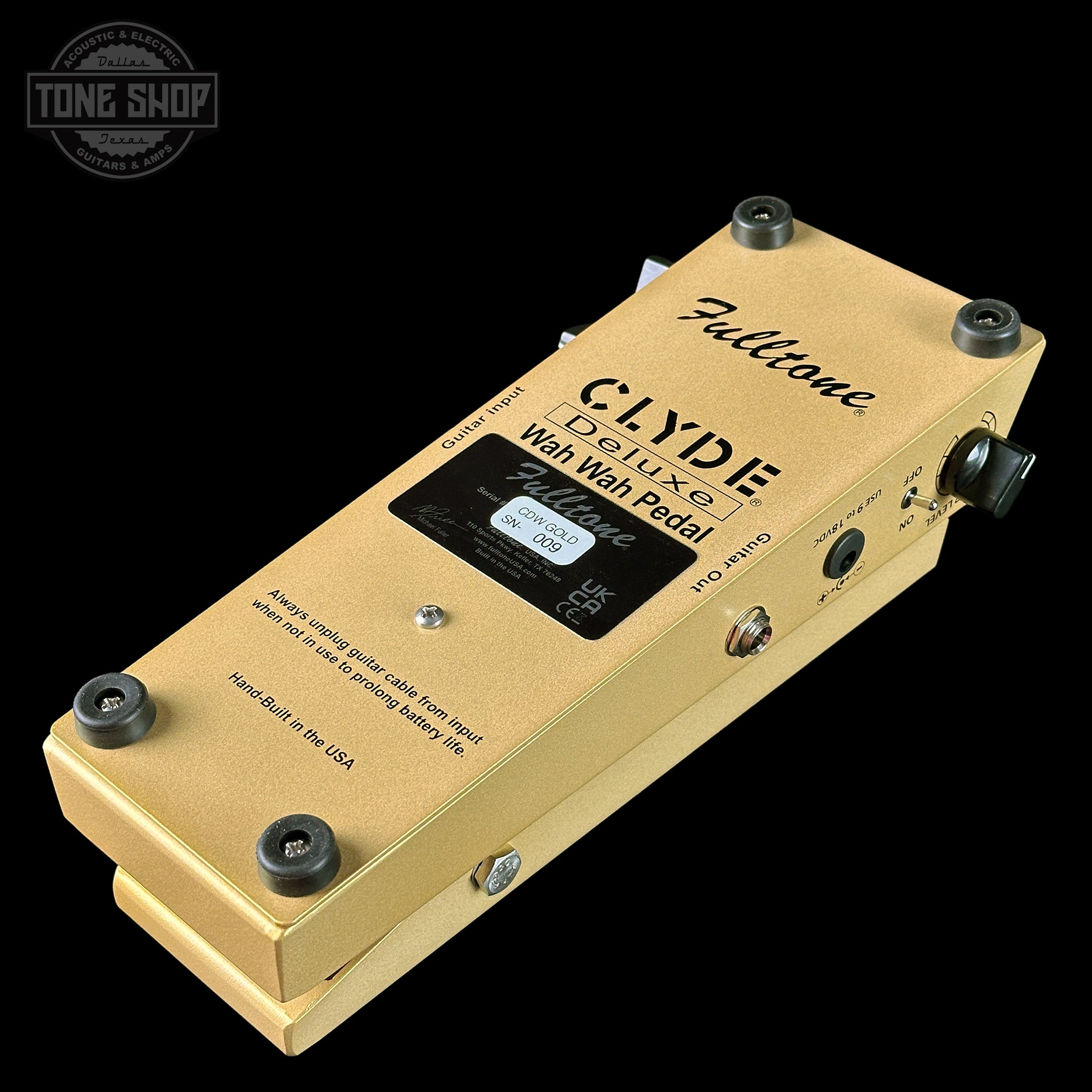 Fulltone Limited Edition Gold Clyde McCoy Wah – Tone Shop Guitars