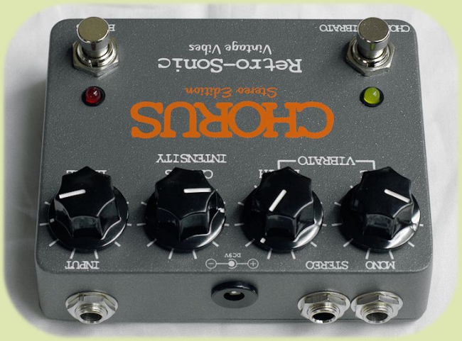 Retro-Sonic Chorus Pedal:Guitars, Pedals Amps Effects