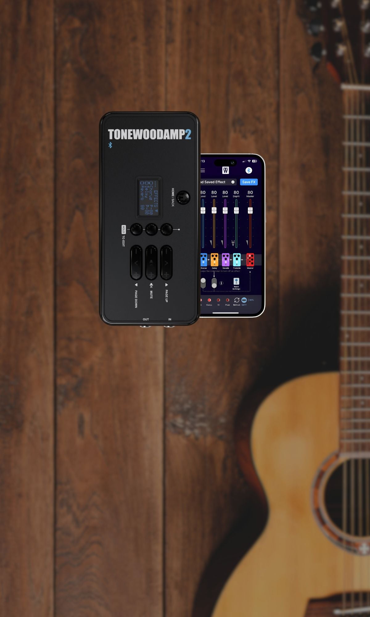ToneWoodAmp® Acoustic Effects, No Amp Required