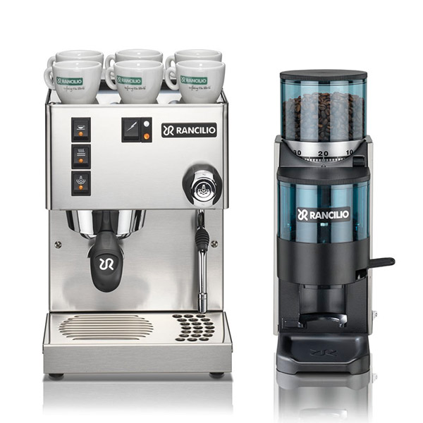 ランチリオ エスプレッソメーカー シルビア＋グラインダーロッキー 2点