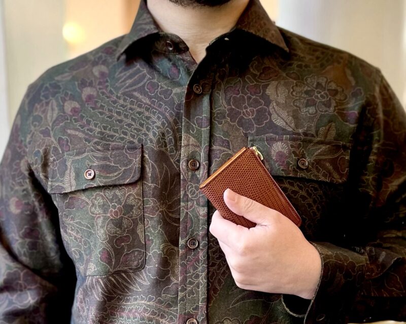 トゥーマッチ杉原 | 【ガンゾ】リザードレザーのLファスナー小銭入れ