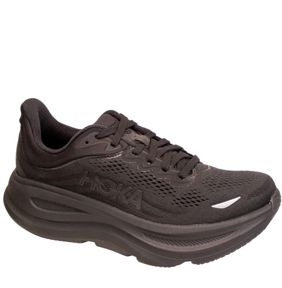 Mens BONDI SLIP RESISTANT / Black water resistant leather | Tops