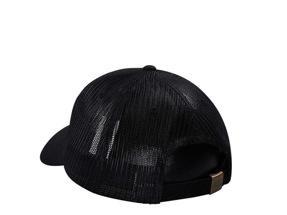 Von Dutch Oval Patch Black Edition Trucker Strapback Cap