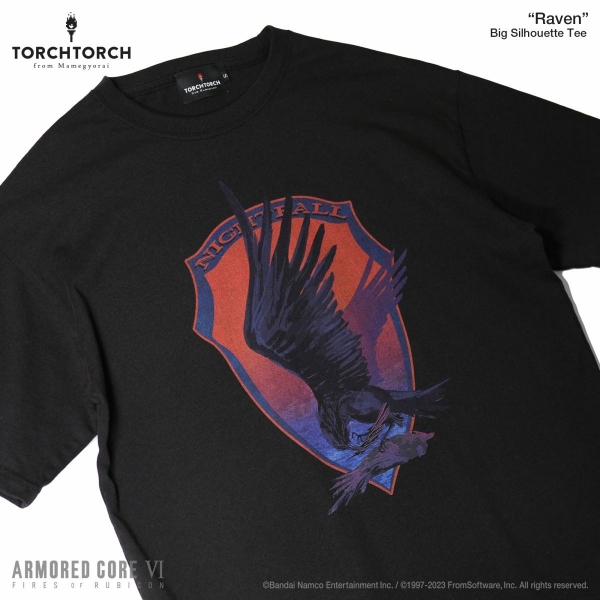 Raven” Big Silhouette Tee | TORCH TORCH