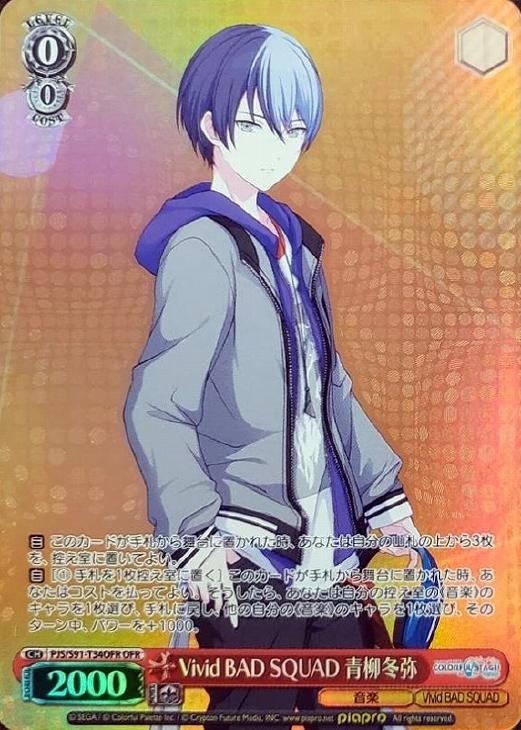 いつの日か、また・・・・・・ 青柳冬弥 ssp psa10 ヴァイス