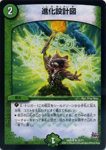 進化設計図【デュエルマスターズトレカお買得価格通販：CBトレコロ】