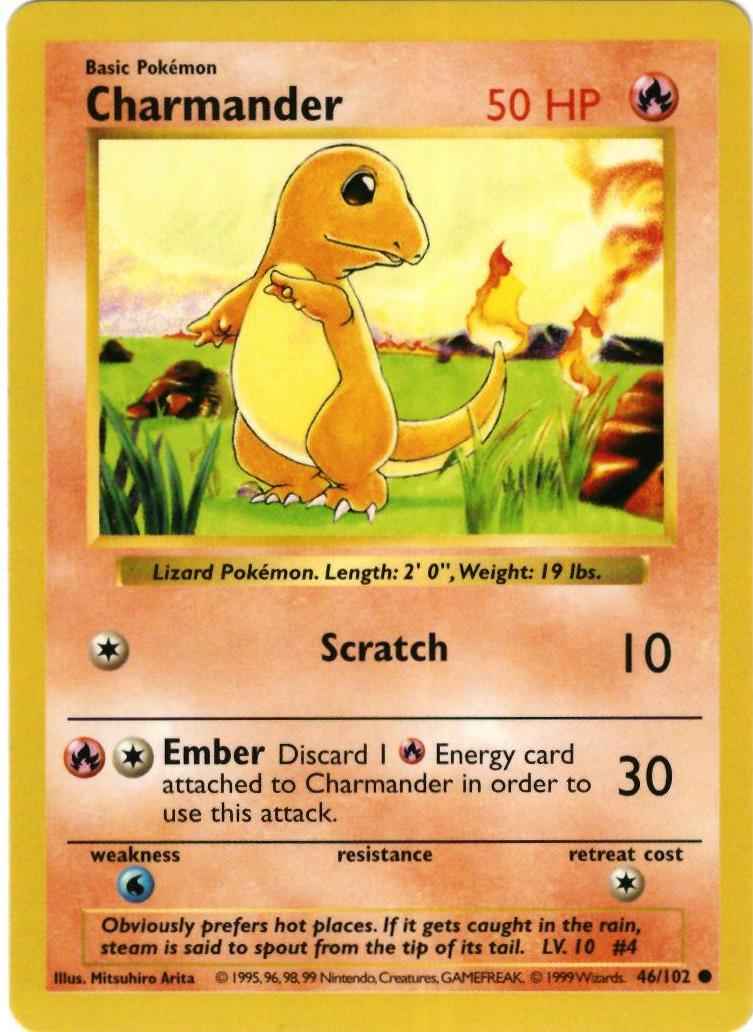 ポケモンカード】 ヒトカゲ 英語版 (シャドーレス) C | トレカの激安