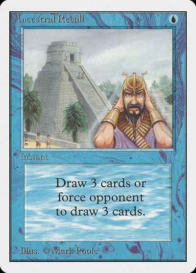 MTG】 Ancestral Recall レア | トレカの激安通販トレトク【公式】