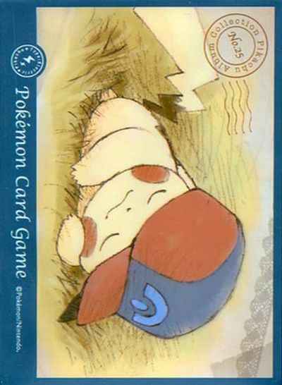 ポケモンカード】 デッキシールド ぼうしをかぶったピカチュウ