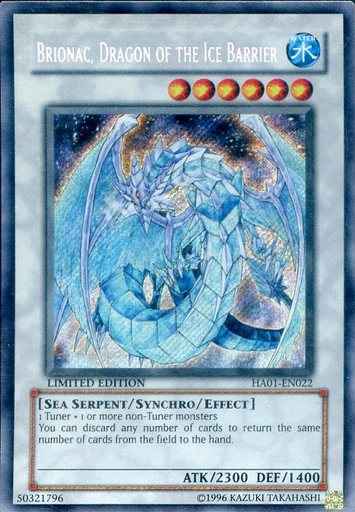 遊戯王】 氷結界の龍 ブリューナク 英語版 Limited Edition HA01-EN022