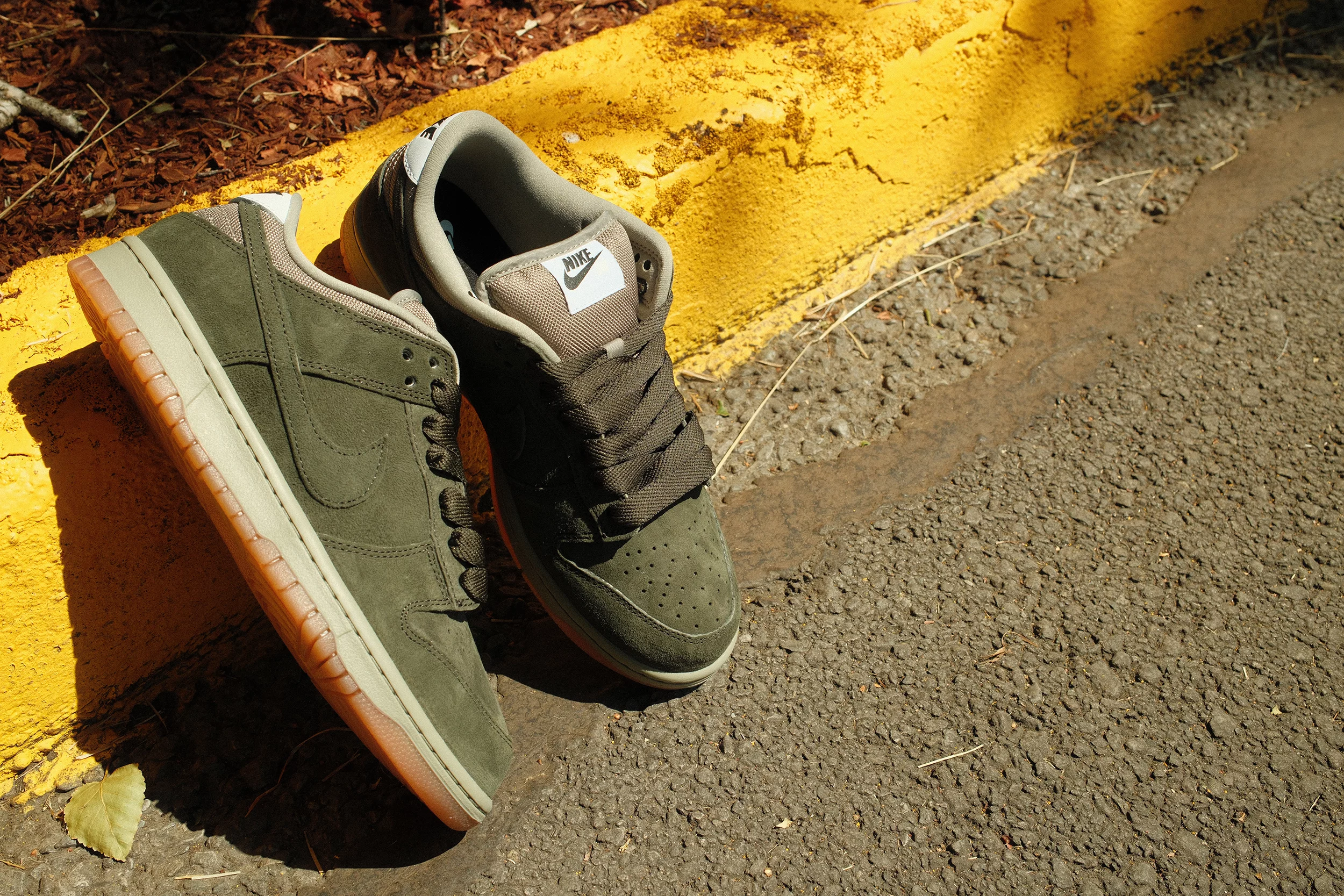 Nike SB Dunk Low Pro B Skate Shoes - sequoia/sequoia-light army