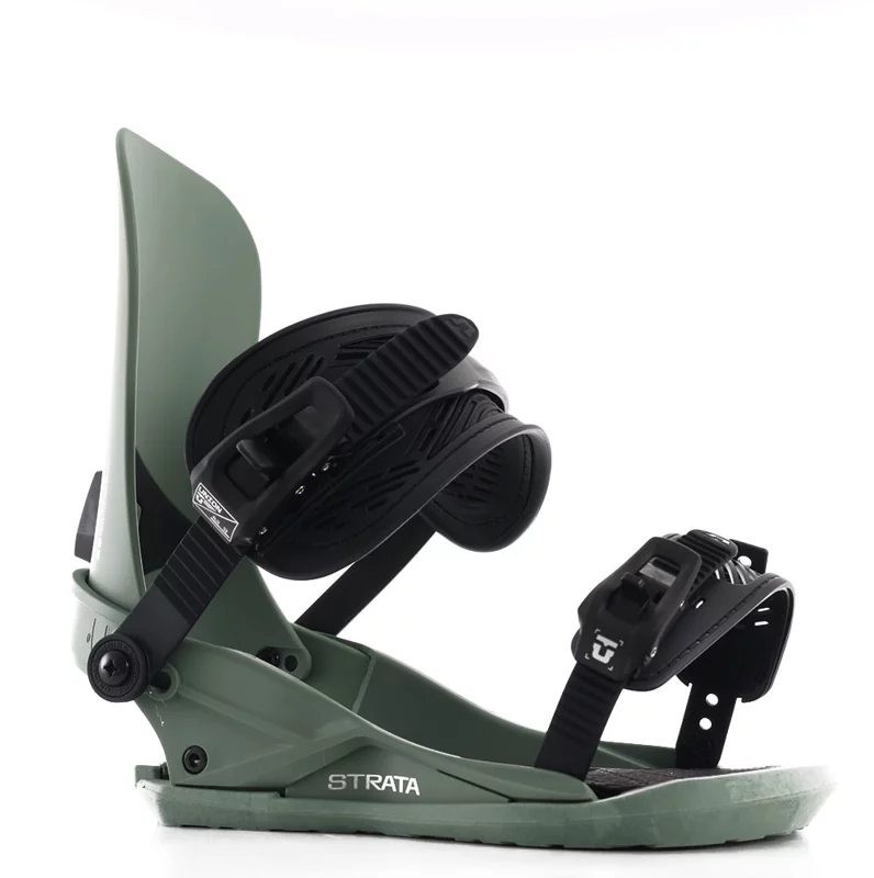 Union Strata Snowboard Bindings 2026 - olive green | Tactics