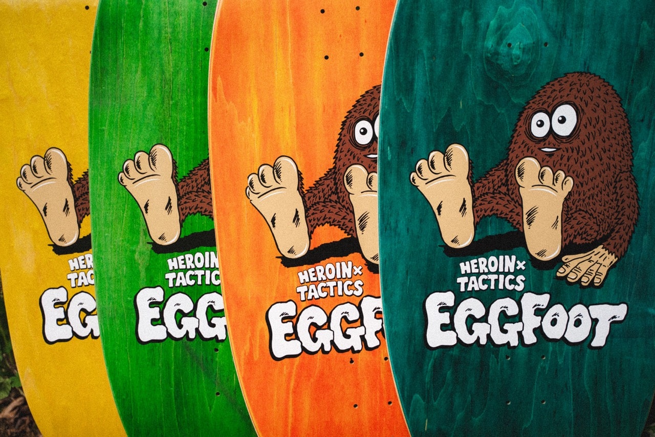 Heroin Skateboards x Tactics | Crypteggs of the PNW