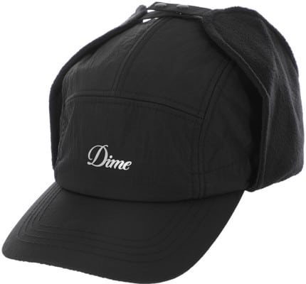 Dime Cursive Earflap Cap Hat - black | Tactics