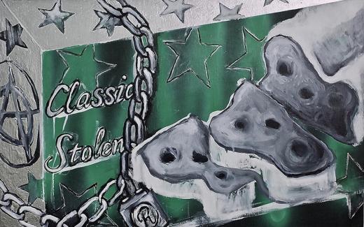 蹴球之図 (ポスター)Football (Open Edition)|天明屋尚Hisashi Tenmyouya