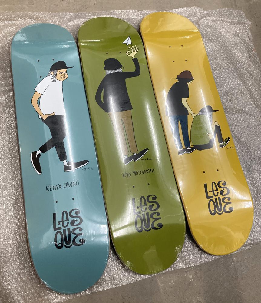 スケートボード3点セットSkateboard Deck (3 pieces)|花井祐介 x