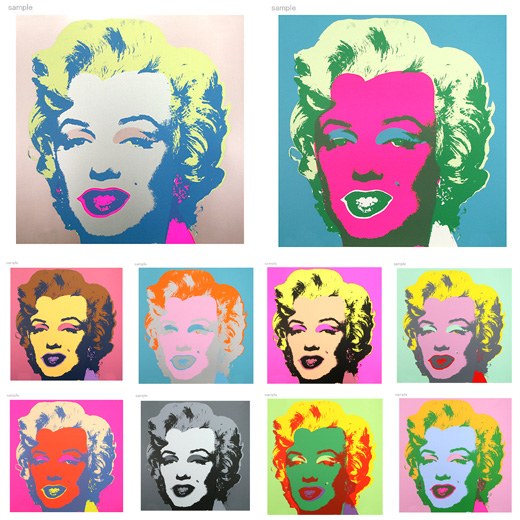 マリリン・モンロー 10枚セット (サンデー・B・モーニング版)Marilyn