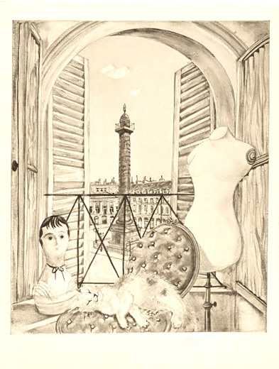 ヴァンドーム広場 (「魅せられたる河」より)untitled from 