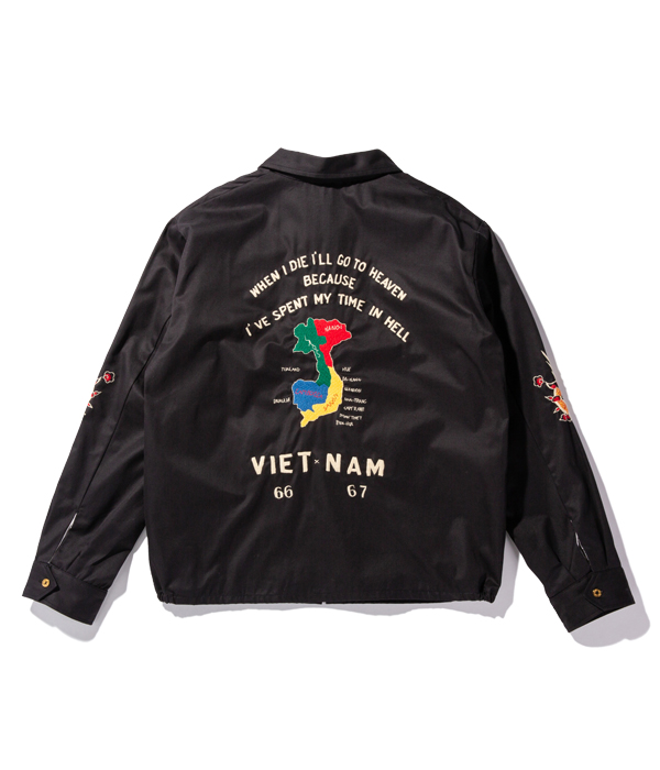 Lot No. TT14815 / Mid 1960s Style Cotton Vietnam Jacket “VIETNAM